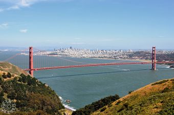 Golden Gate Bridge vom Hawk Hill