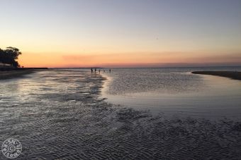 Sonnenuntergang am Strand