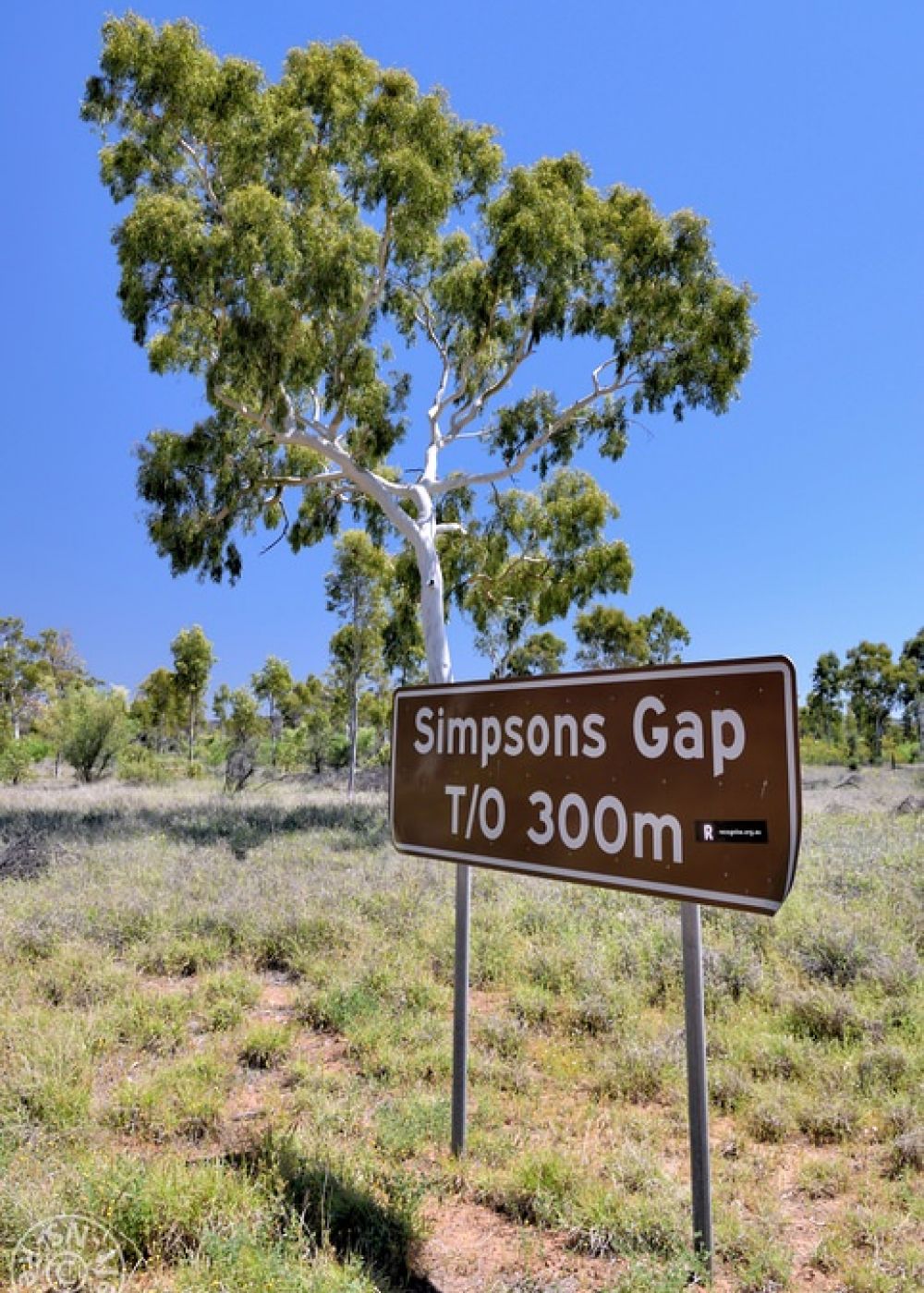 Zufahrt Simpsons Gap