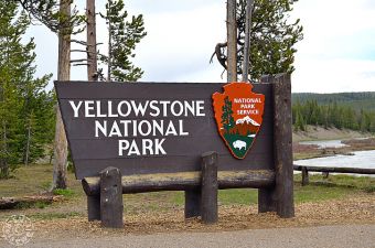 Einfahrt, Yellowstone National Park