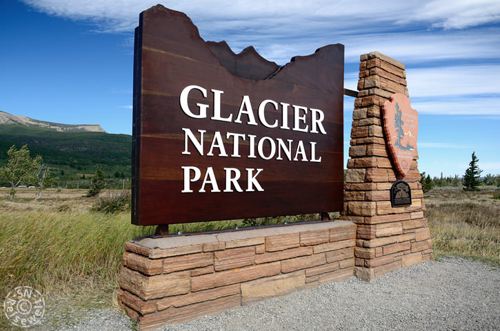 Einfahrt Glacier National Park