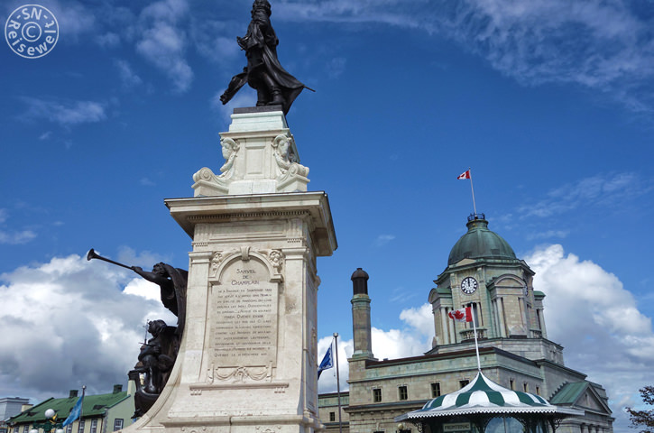 Statue von Samuel de Champlain
