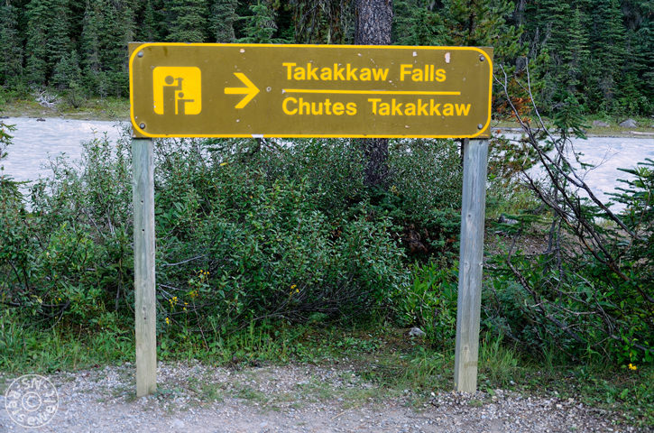 Takakkaw Falls, Einfahrt