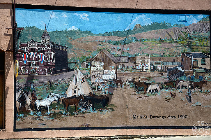 Wandmalerei, Durango 1890